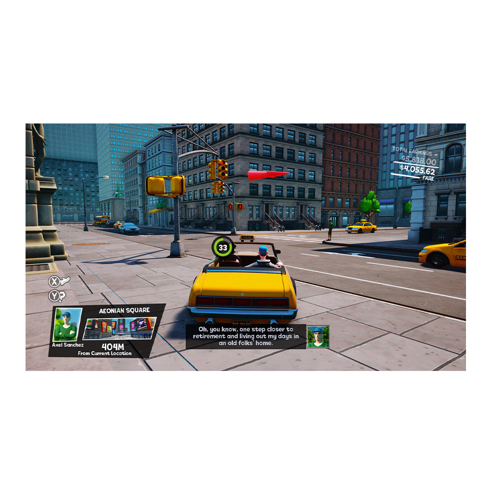 Nintendo Taxi Chaos Racing Wheel Bundle