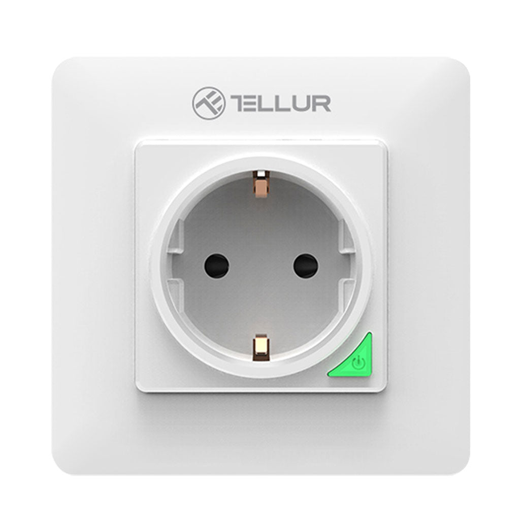 Tellur WiFi Wall Plug, 3000W, 16A - White