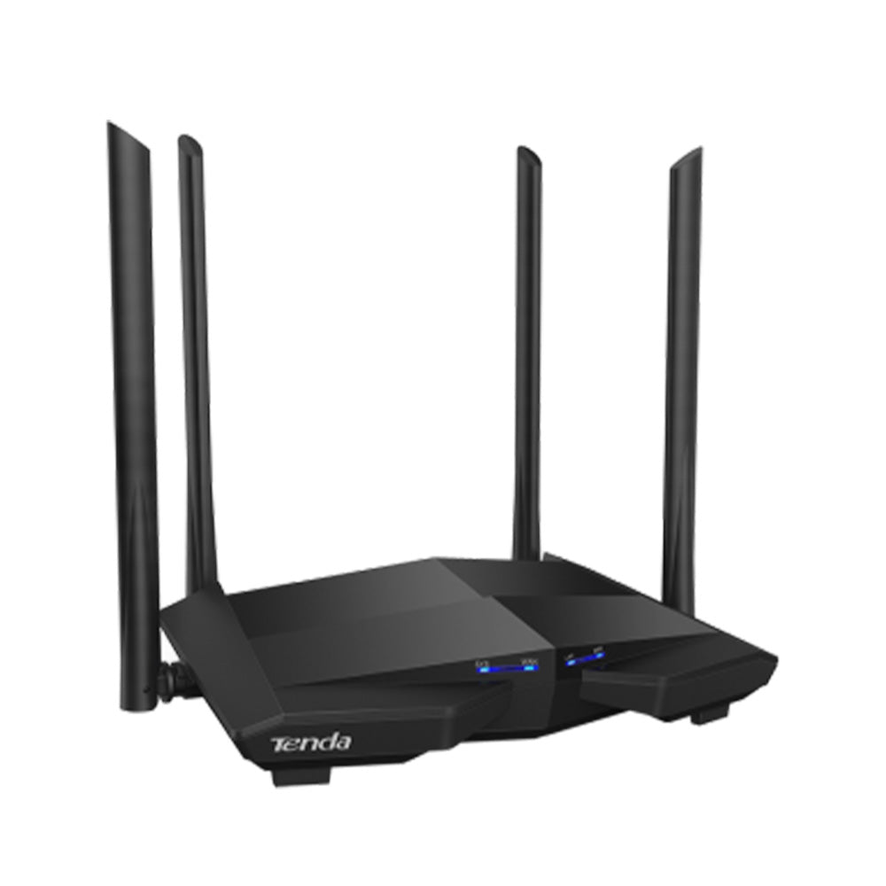 Tenda Router Ac10 Gigabit Ac1200 2.4 & 5Ghz 4 Antennas
