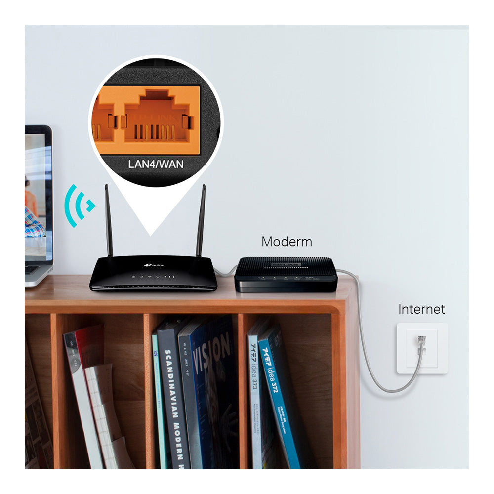 TP-Link TL-MR6400 - 300 Mbps Wireless N 4G LTE Router