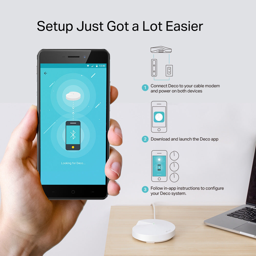 Tp-Link Deco M5 AC 1300 Whole Home Mesh Wi-Fi System