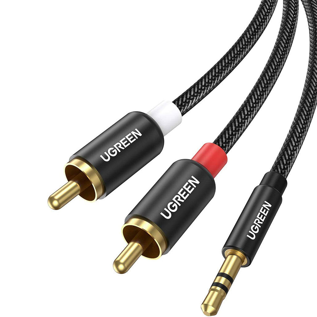 UGreen 3.5mm Male AUX to 2 RCA Male Braided Cable