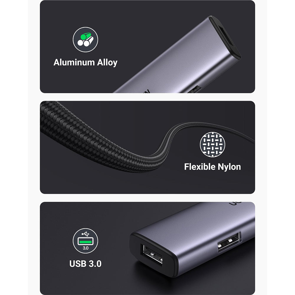 UGREEN 4-in-1 USB-C Hub (4x USB-A)