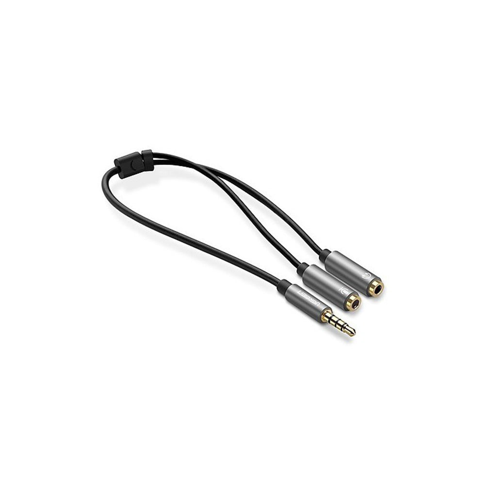 UGREEN Audio Splitter 3.5MM Male To 2 Female 3.5MM Cable 20CM