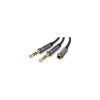 UGREEN Audio Splitter 3.5MM Male To 2 Female 3.5MM Cable 20CM