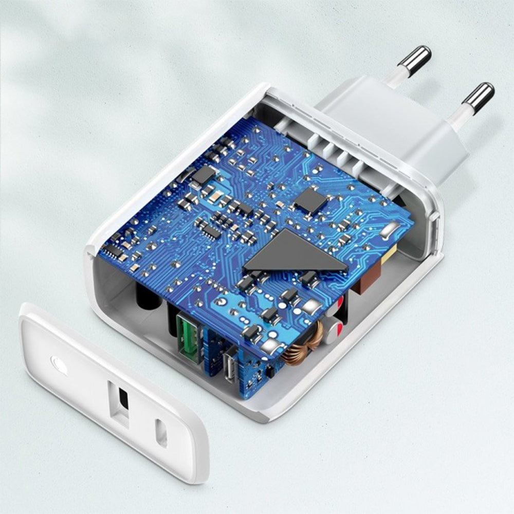 UGREEN Dual Port USB-C & USB-A Smart & Fast Charger Adapter | 60468