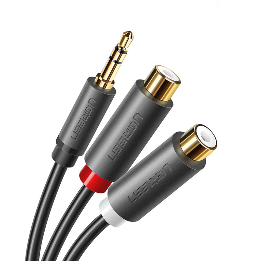UGreen RCA 3.5mm AUX to 2 Phono Female