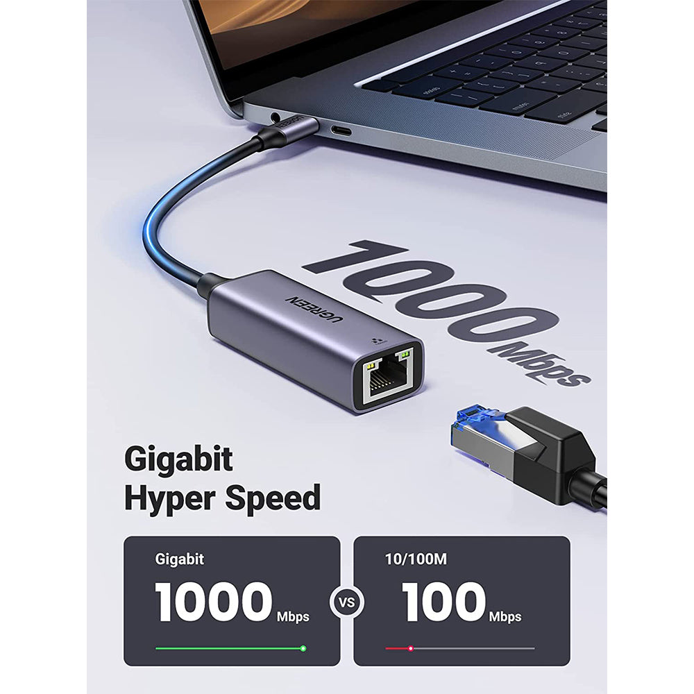 UGREEN USB-C to Gigabit Ethernet Adapter | 50737