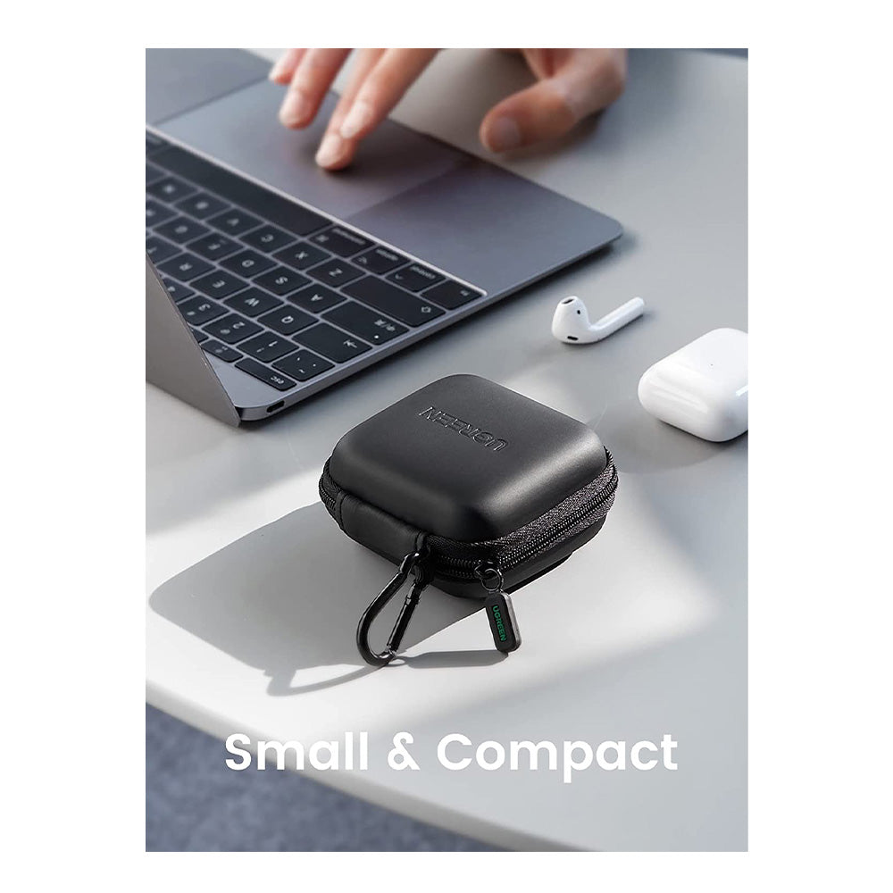 UGREEN Waterproof Small Size Case For Earphone, Cable, Charger, Earbuds & amp; Memory Card