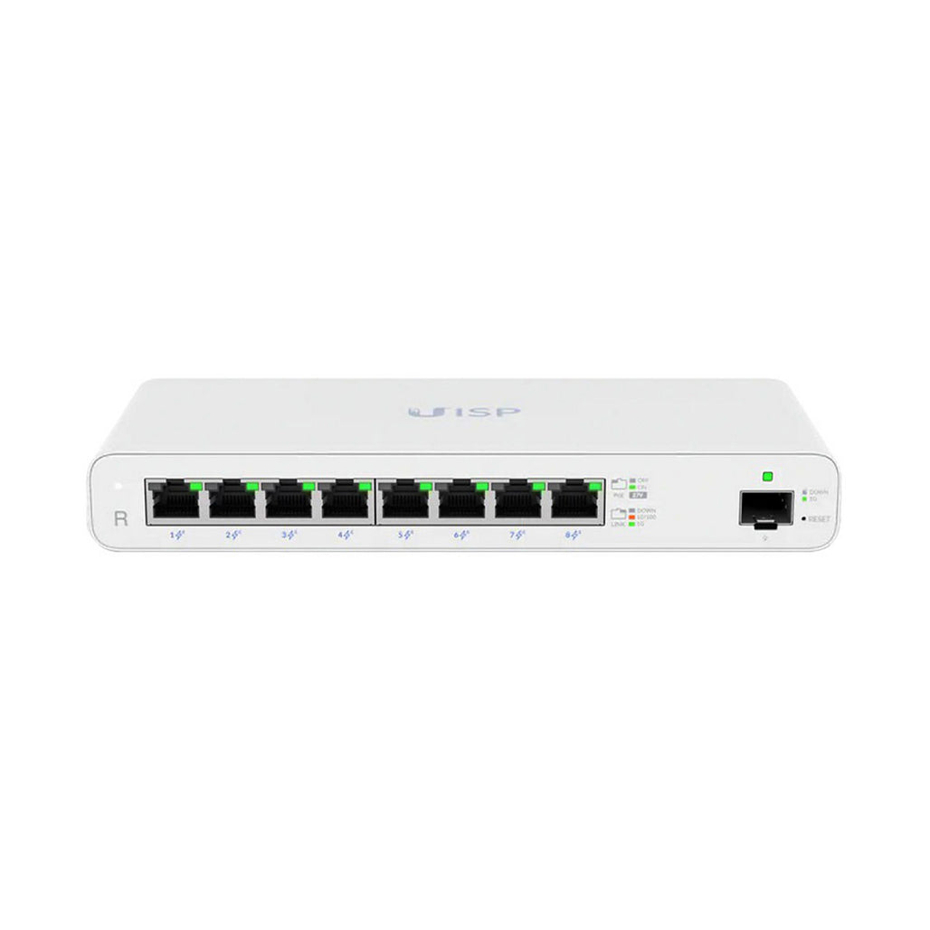 Ubiquity UISP-R Eight-Port Gigabit PoE Router