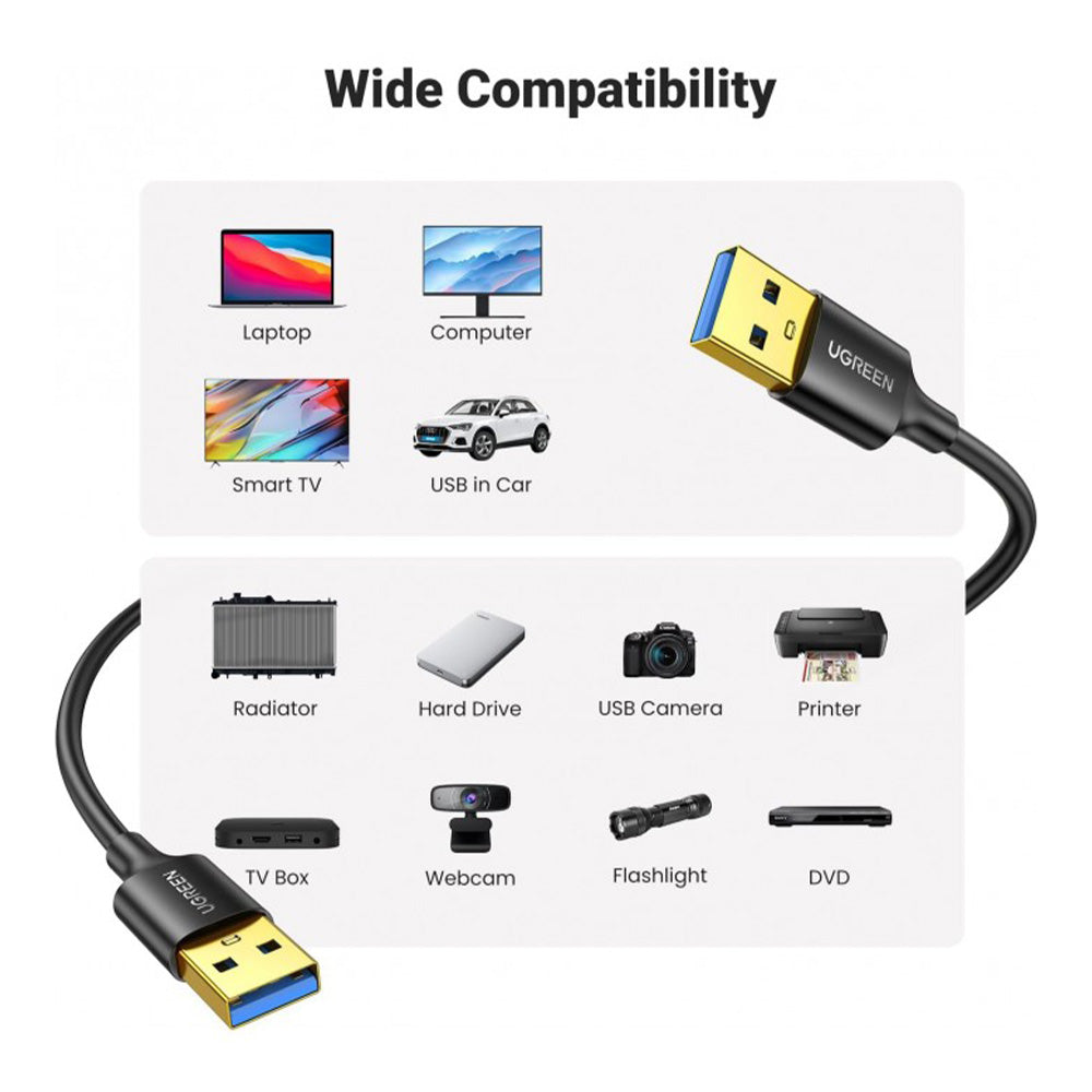 UGREEN USB 3.0 Male To Male Cable - 1M