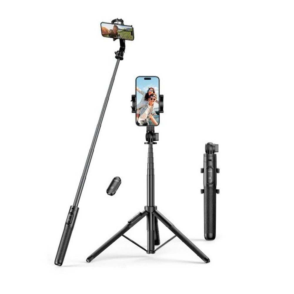 UGREEN Dual Function Selfie Stick & Tripod with Bluetooth Remote, Adjustable Height form 30.5cm to 157cm - LP586 15062