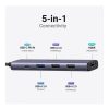 UGREEN 5-in-1 USB-C Hub (USB-C PD 100W + 4K HDMI + USB-A 3.0 + 2x USB-A 2.0)