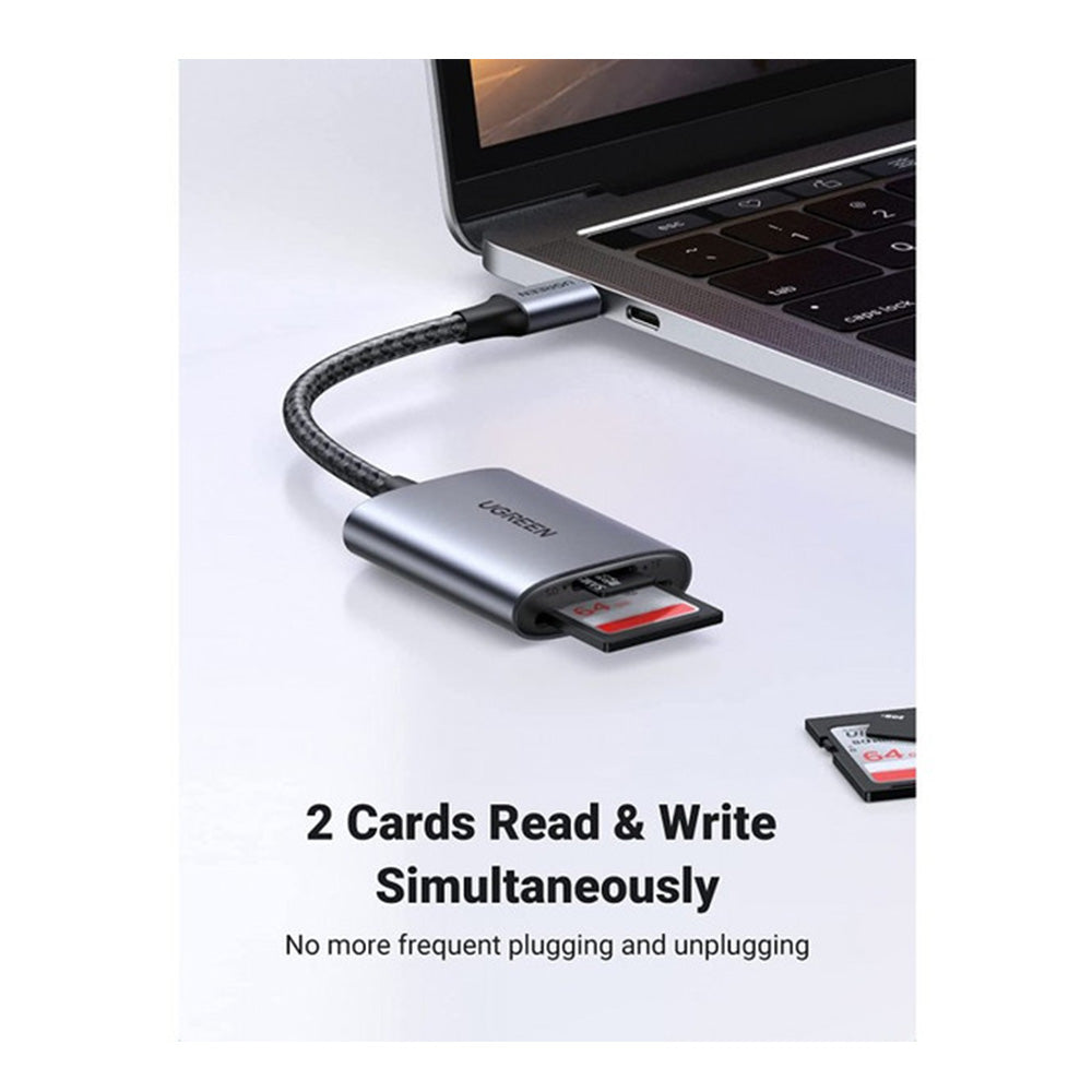 UGREEN 2-in-1 USB-C Hub (SD Card + MicroSD)