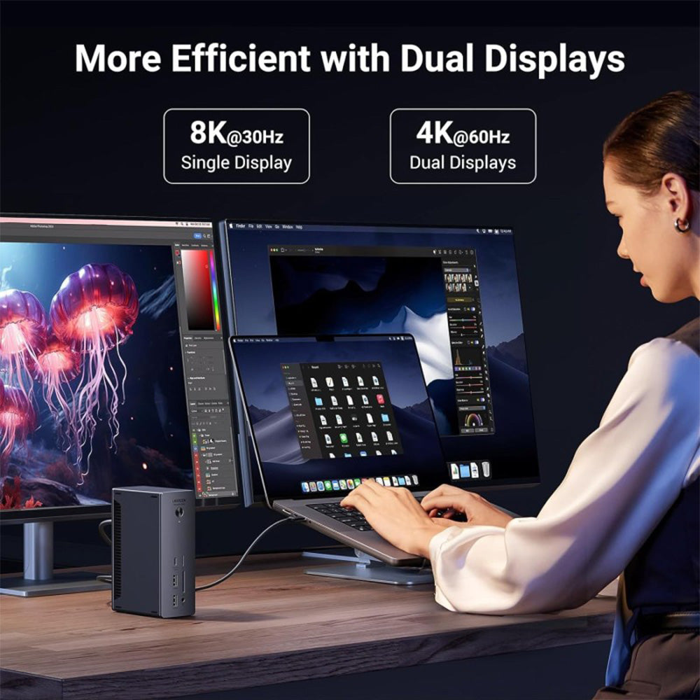 UGREEN Revodok Max 213 USB-C Hub 13-in-1 Docking Station