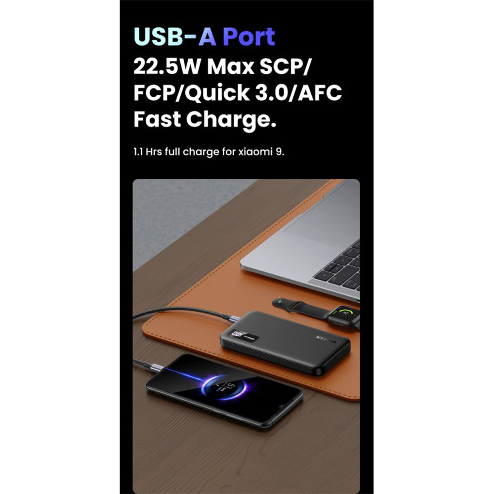 UGREEN Power Bank 10000mAh 20W PD 3 Ports