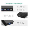 UGREEN KVM Switch Box VGA & 2 Port USB