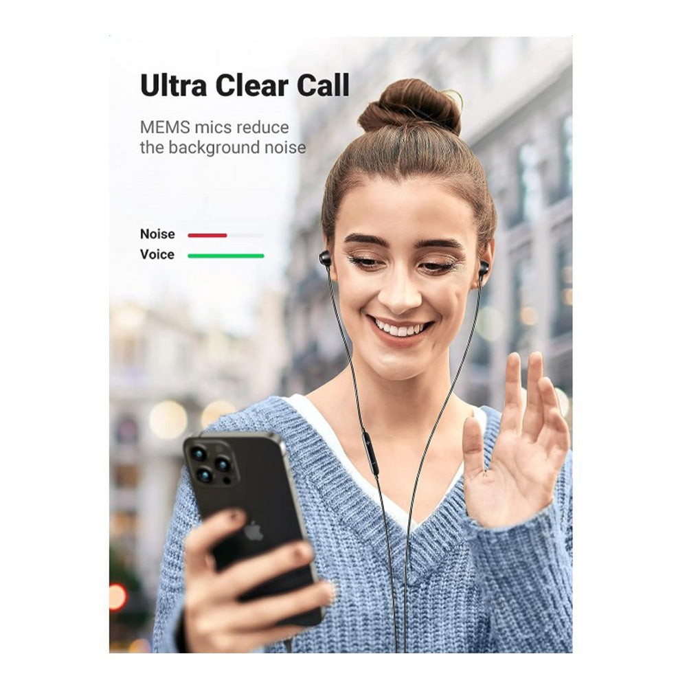 UGREEN MFI Certified Lightning Wired Earphones With Microphone
