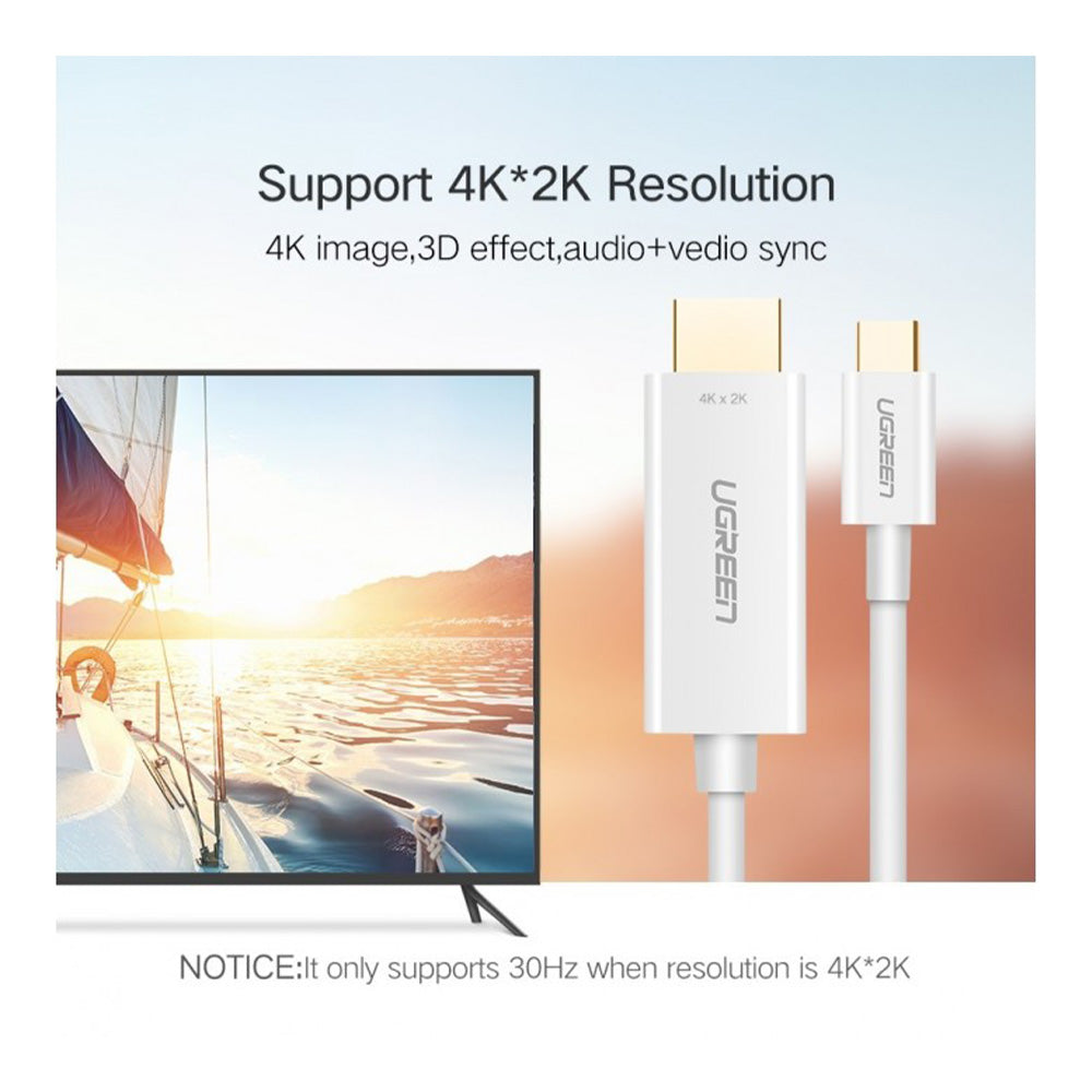 UGREEN USB-C To 4K HDMI Cable - 1.5m