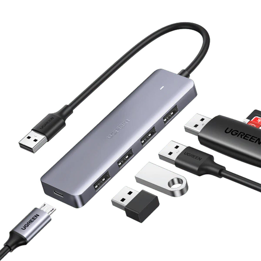 UGreen USB Hub 3.0 Ultra Slim 4 Port USB 3 Hub