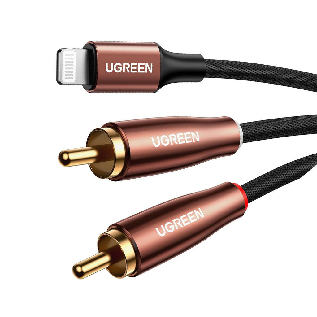 UGreen 40904 Lightning to 2 RCA Audio Cable