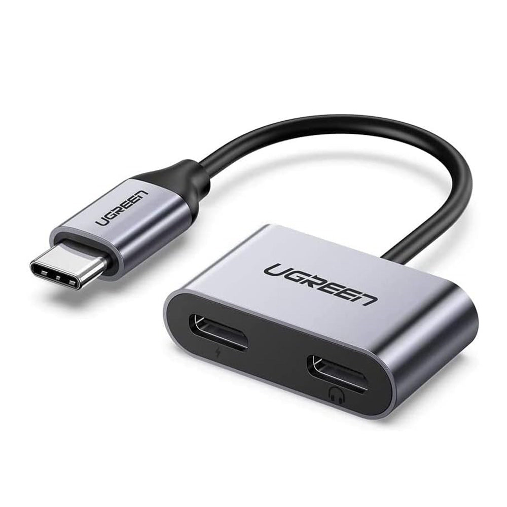UGREEN 2-in-1 Type-C to Type-C Audio + PD USB-C Charging Adapter