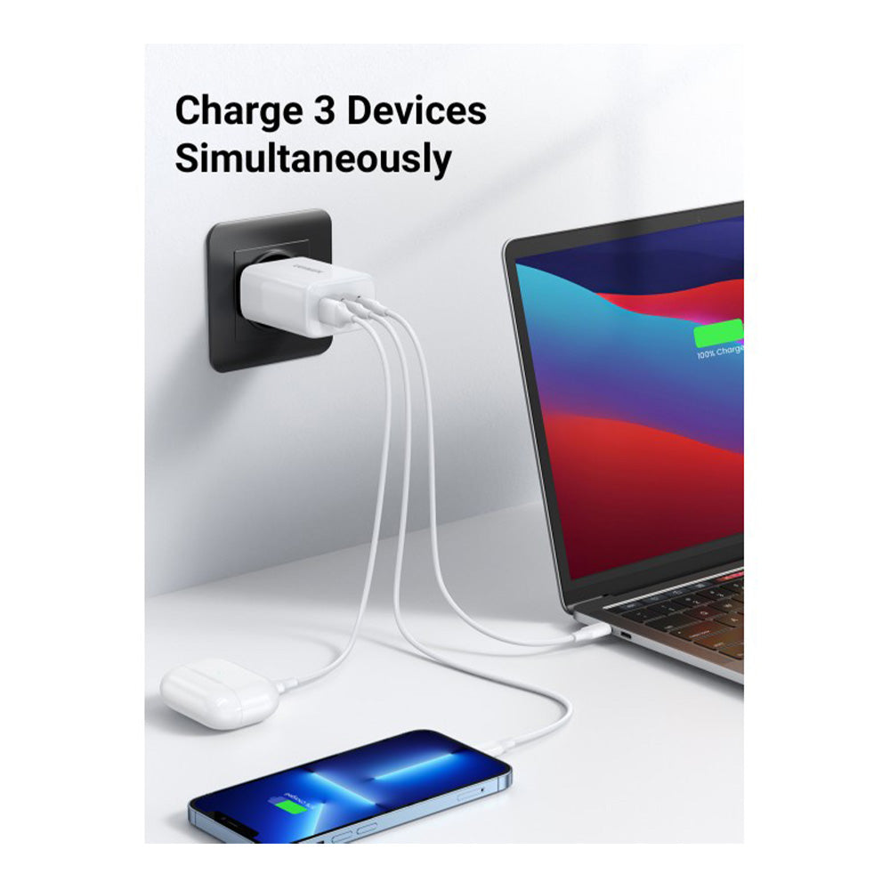 UGREEN 65W Triple Port USB-A + 2 USB-C Charger Adapter