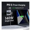 UGREEN Nexode 140W Charger, 3 Ports + 1.5m USB-C Cable