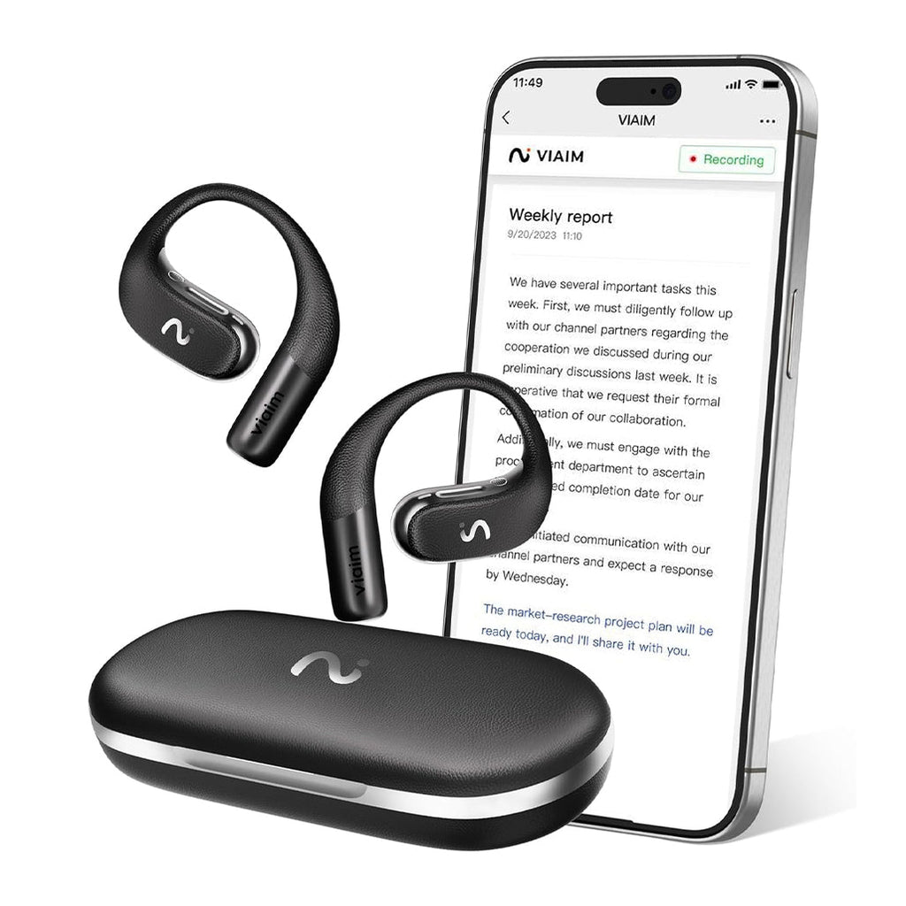 Viaim RecDot Wireless Bluetooth AI Conference Earbuds