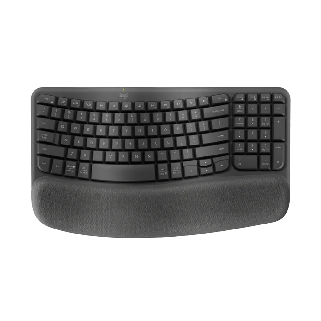 Logitech Wave Keys Ergo Series Wireless Ergonomic Keyboard