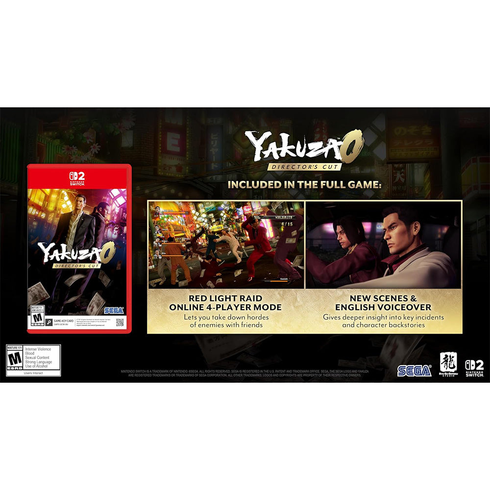 Nintendo Yakuza 0 Director's Cut - NS2