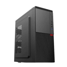 Desktop Assembled Intel Core i3 14100 B760ME Mainboard 4gb memory 256gb Ssd Intel shared graphics Fan Cpu E130 Case 550W