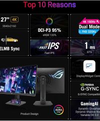 Asus ROG Strix XG27UCG 27″ 4K Dual mode Gaming Monitor