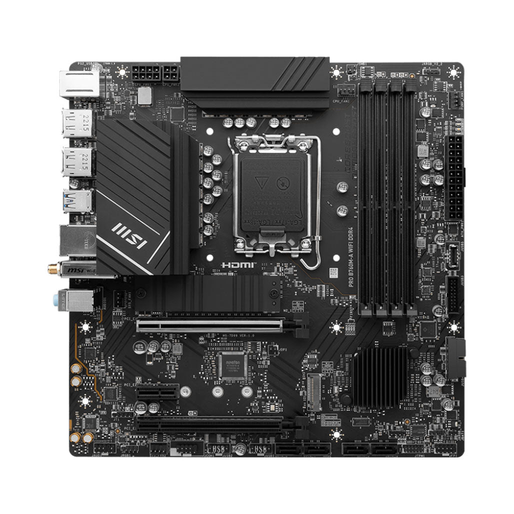 MSI Motherboard Pro B760M-A Wifi DDR4