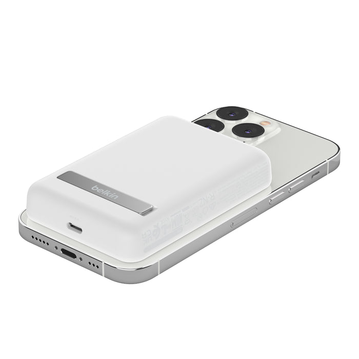 Belkin, BPD004btBK, BoostCharge Magnetic Wireless Power Bank 5000mAh + Stand