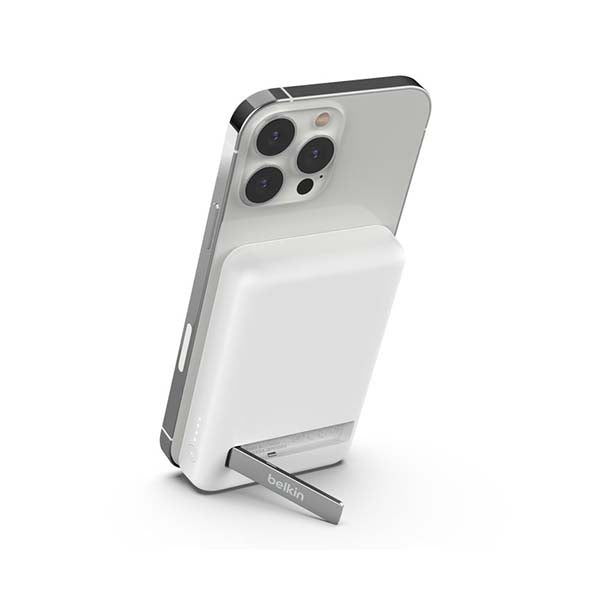 Belkin, BPD004btBK, BoostCharge Magnetic Wireless Power Bank 5000mAh + Stand