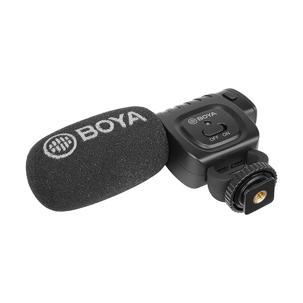 Boya, BY-BM3011, Compact On-Camera Shotgun Microphone for Cameras, Smartphones, Tablets and Computers