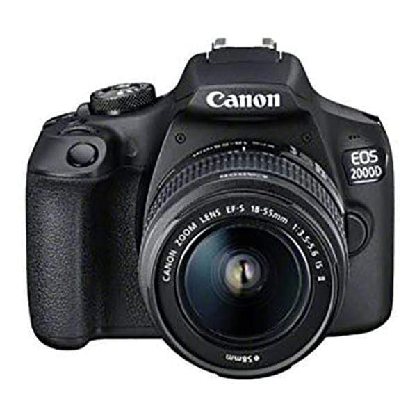 Canon EOS 2000D 24MP Digital SLR Camera (Black) + 18-55mm III Lens