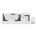 Jedel Keyboard Mouse Combo WS671 EN/AR Wireless White