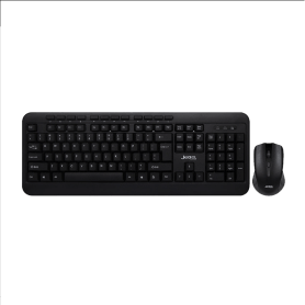 Jedel Wireless Keyboard and Mouse Combo, Black | WS881