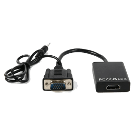 Board-x Converter From Vga Male to Hdmi Female with Audio