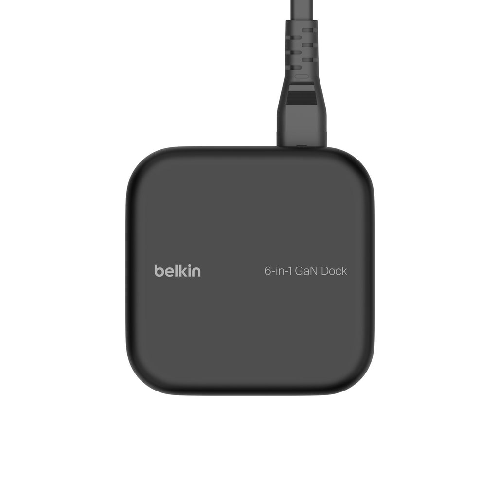 Belkin Connect USB-C 6-in-1 Core GaN Dock 130W – Black