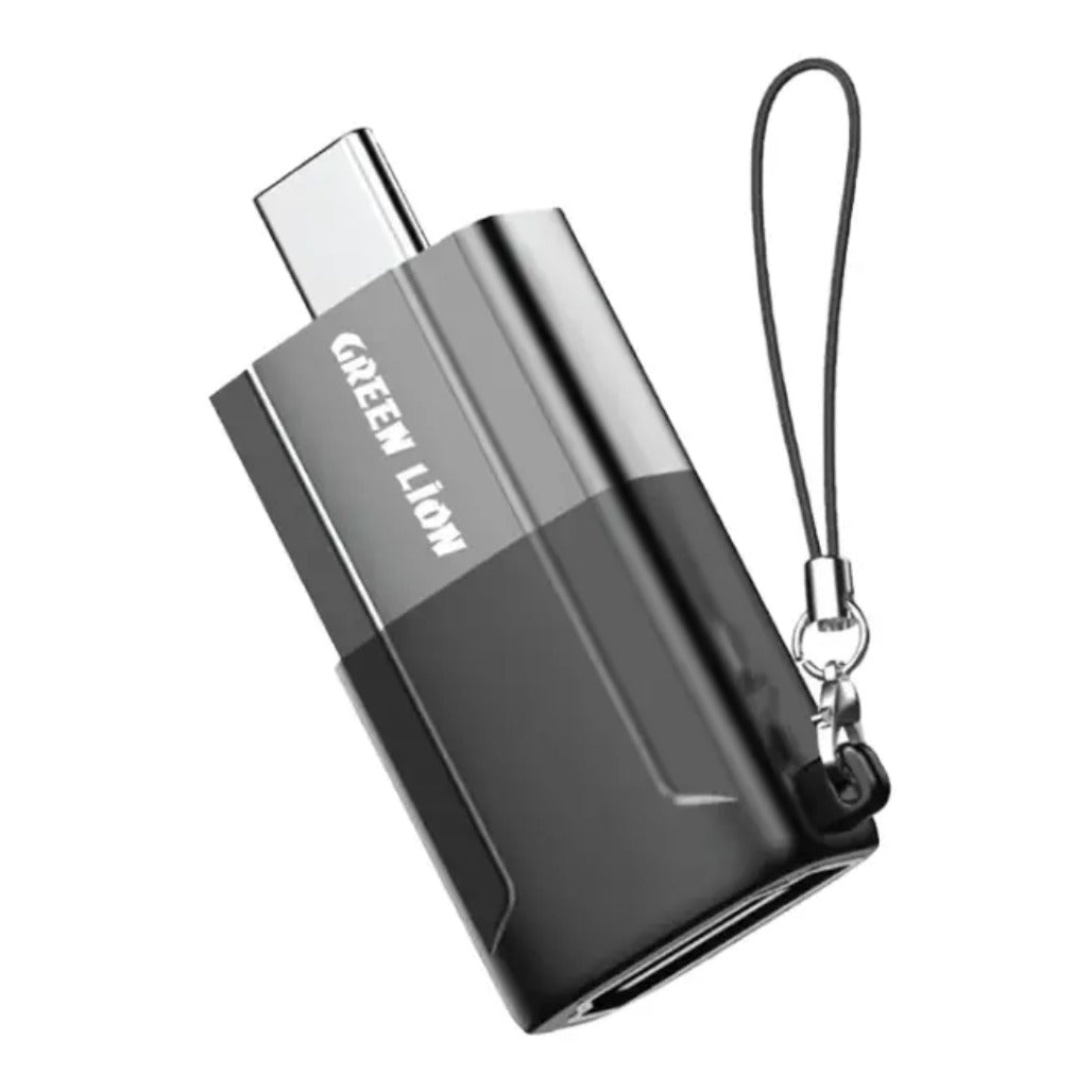 Green Lion Aluminum Alloy Shell Type C to HDMI Adapter - Black