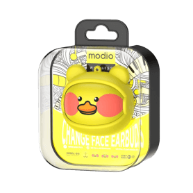 Modio Earbuds Q13 Wireless, Bluetooth For Kids Yellow