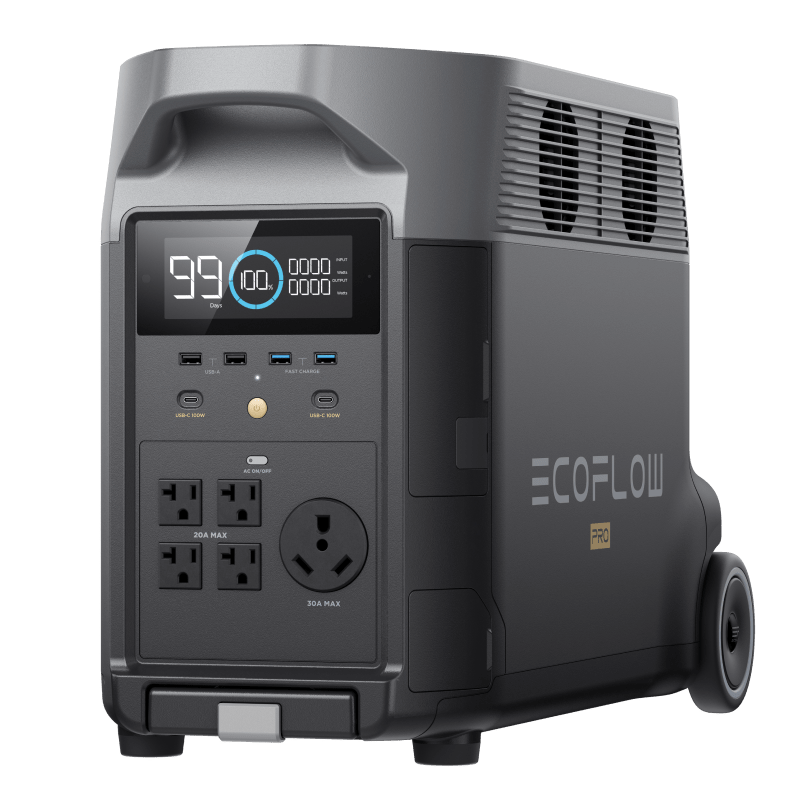 EcoFlow Delta Pro Portable Power Station EFD500 DELTAPRO-1600W-IN, 3600Wh Capacity, 7200W Ma