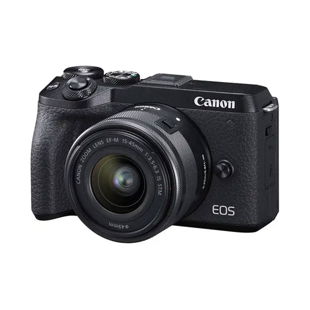 Canon EOS M50 Mirrorless Digital Camera (Black) + EF-M 15-45mm Lens 4K Video