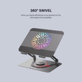 Fantech NC30 Laptop Cooling Stand with Detachable RGB Fan – Adjustable, 360° Swivel, Support up to to 17.3" Laptops