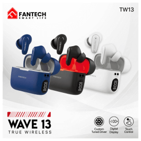 Fantech TWS Wave 13, Bluetooth, Wireless Earbuds compatible with android and iOs - TW13