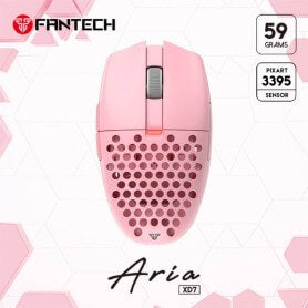 Fantech XD7 Aria GO Mouse, 3 Mode Connection Wired, Bluettoth & Wireless, 26000DPI, Ultra light weight, Built-in Battery