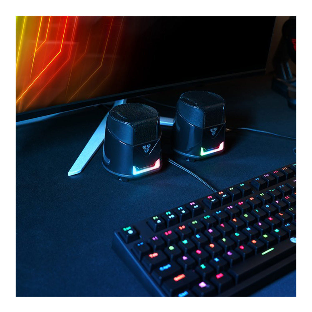 Fantech GS205 HELLSCREAM: USB Powered Gaming & Music Speaker with RGB Lighting